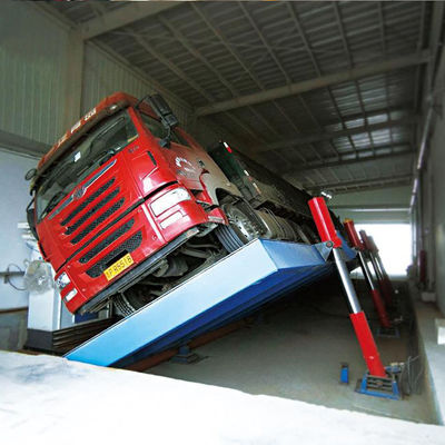 Side and Backward Flip Hydraulic Tilt Deck Unloader 1T-100T for Pollution Free Truck Operation