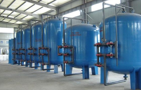 Water Filtration Precision High Rate Sand Filter 20-25 T/H Stainless Steel / Carbon Steel / Fiberglass